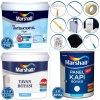 MARSHALL ANTİBAKTERİYEL HİJYEN İç Cephe Boyası 5 LT+Tavan Boyası 3.5KG+Panel Kapı Boyası 0.75LT+Set