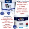 MARSHALL Fit Plastik Su Bazlı İç Cephe Duvar Boyası 2.5LT=3.5KG+MARSHALL Tavan Boyası 2.1LT=3.5KG