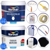 Marshall Özel Mat Duvar Boyası 7.5LT=10KG+Tam Silinebilir+Tavan Boyası 2.1LT=3.5KG+9 Parça Set