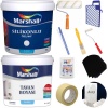 Marshall Özel Mat Duvar Boyası 5LT=7KG+Tam Silinebilir+Tavan Boyası 2.1LT=3.5KG+9 Parça Set