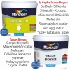 Marshall İpek Mat Silikonlu-Silinebilir İç Cephe Duvar Boyası 15LT=20KG+Tavan Boyası 10.5LT=17.5KG