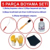 MARSHALL ENAMEL(DEKORATİF) PARLAK YAĞLI BOYA-2,5LT=3,5Kg-Ahşap Metal Plastik Boyanabilir+Boyacı Seti