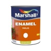 MARSHALL ENAMEL(DEKORATİF) PARLAK YAĞLI BOYA KREM 0.75LT=1KG-Ahşap Metal Beton Plastik Boyanabilir