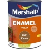 MARSHALL ENAMEL(DEKORATİF) PARLAK YAĞLI BOYA SÜTLÜ KAHVE 0.75LT=1KG-Ahşap Metal Beton Plastik İçin