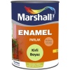 MARSHALL ENAMEL(DEKORATİF) PARLAK YAĞLI BOYA KİRLİ BEYAZ 0.75LT=1KG-Ahşap Metal Beton Plastik İçin