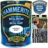 HAMMERİTE Direk Pas Üstüne Metal Boyası 0.75LT Pürüzsüz BEYAZ-Astara Antipasa gerek kalmaz