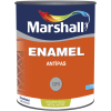 MARSHALL ENAMEL ANTİPAS GRİ 0.75LT-Metallerin paslanmasını engeller-Boya öncesi astar görevi görür