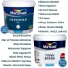 MARSHALL SİLİKONLU MAT Su Bazlı Silinebilir İç Cephe Boyası 15LT=23KG+Tavan Boyası 10.5LT=17.5KG