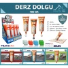 PratikFix Kullanıma hazır Derz Dolgu Beyaz 400 Gr-Eski derz üzerine uygulanır-Su kaçaklarını önler