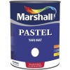 MARSHALL Pastel Yarı Mat Ahşap-Metal-Duvar Boyası BEYAZ 2.5Lt=3.5Kg-Tam Silinebilir-Saten Dokulu