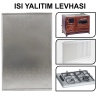 Isı kes Isı Yalıtım Levhası 72cmx85cm-4 Adet-Soba-petek-fırın arkasına-Sıcaklık geçişini engeller