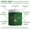 QUARD EMERALD-Saf Akrilik Her yüzeye kolaylıkla uygulanabilen dönüşüm boyası Beyaz 0.5LT-Rulo Hediye