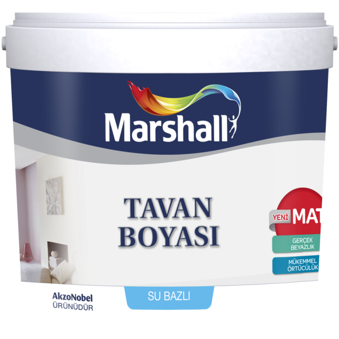 Marshall Fit Silikonlu Duvar Boyası 20KG+Tavan Boyası 10Kg+Panel Kapı Boyası 2,5LT+9 Parça Boya Seti