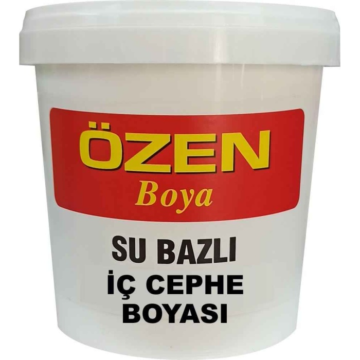 Su Bazlı Plastik İç Cephe Duvar Boyası 1KG-Siyah-Bayrak Kırmızı-Lacivert-Kolay Uygulanır-Dekoratif