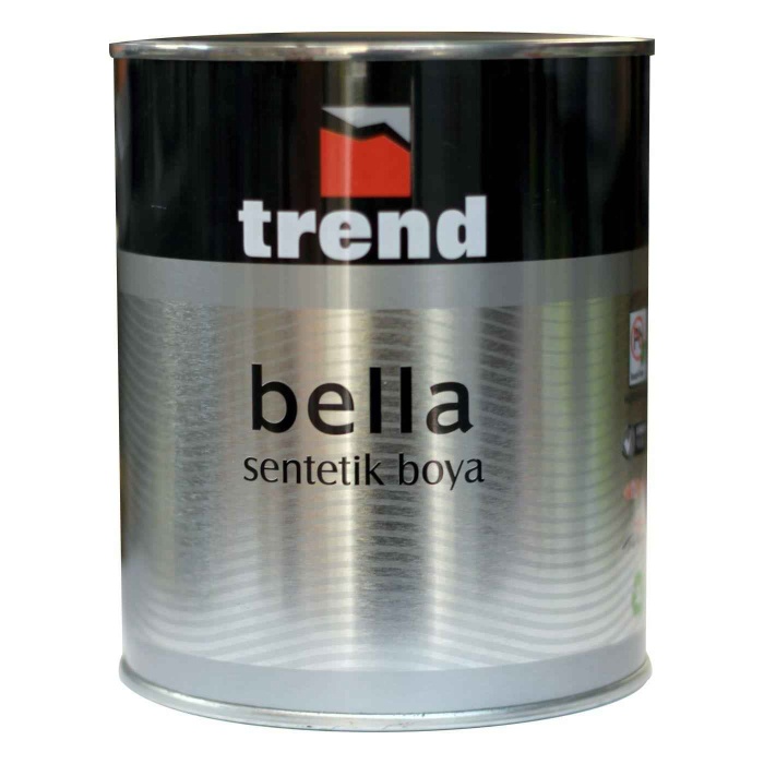 TREND BELLA SENTETİK YAĞLI BOYA 4,25KG SİYAH-Ahşap-Demir Boyası-Yüksek Kapatıcılık-Kolay Kullanım