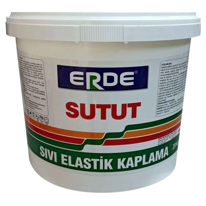 ERDE SUTUT Sıvı Elastik Kaplama Su Kesici 10Kg Beyaz-Su kaçaklarına kesin çözüm-Uzun ömürlü