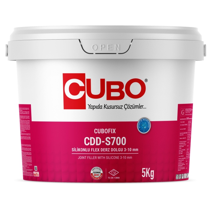 Cubofıx Silikonlu Derz Siyah 5 Kg CDD-S700-1. Kalite-Kendi ambalajında-Kolay Uygulanır Temizlenir