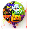 Halloween Örümcekli Kabaklı Folyo Balon 18 inç