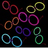 Glow Stick Parti Gözlüğü Glow Partisi Yuvarlak Şekilli Fosforlu Gözlük 6 Adet