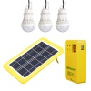 Güneş Panelli 3 Lambalı Powerbank Özellikli Çok Amaçlı Şarjlı Solar Aydınlatma (4549)