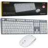 EVEREST KM-6063 BEYAZ/GRİ KABLOSUZ Q MULTIMEDYA KLAVYE+MOUSE SET (4549)