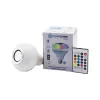 2IN1-KUMANDALI RGB LED AMPUL - BLUETOOTH HOPARLÖR MÜZİK ÇALAR LED-7W - HOPARLÖR-3W (4172)