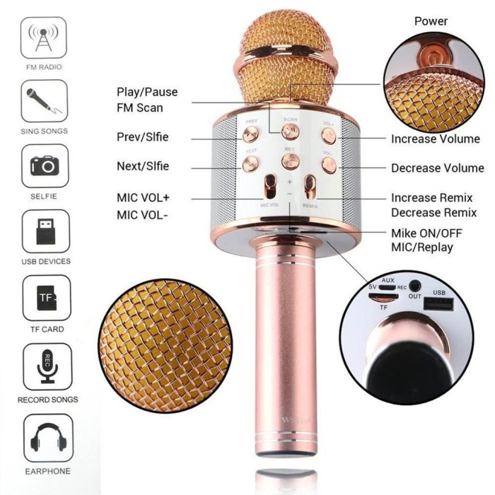 Bluetooth Karaoke Mikrofon (K0)