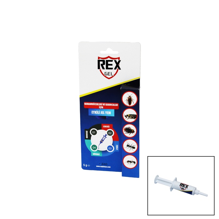 REX GEL HAMAMBÖCEĞİ VE KARINCA JELİ - ŞIRINGA5GR (K0)