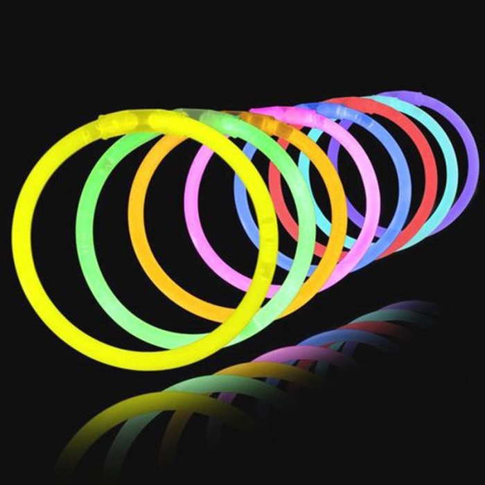 Glow Fosforlu Neon Bileklik 50 Adet