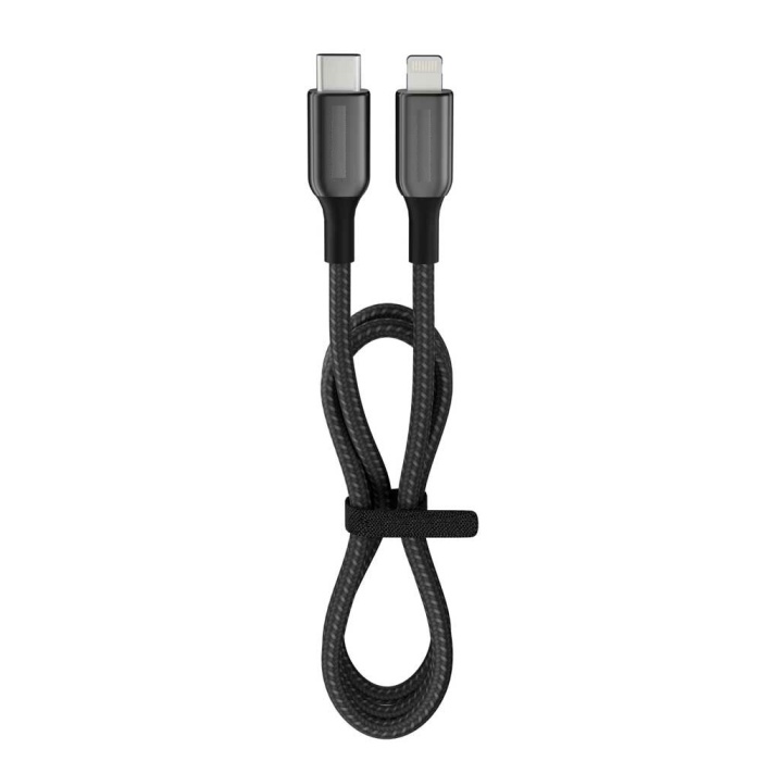 27 Watt 3A Usb-C To Lighning 1.2M Hızlı Şarj Kablosu Siyah FC41