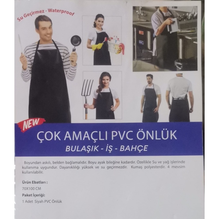 Pvc Önlük - Çok Amaçlı Önlük 70 x 100