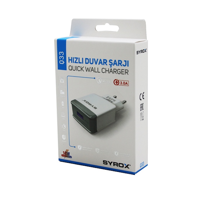 USB HIZLI EV ŞARJ ADAPTÖR BAŞLIK 18W (4172)