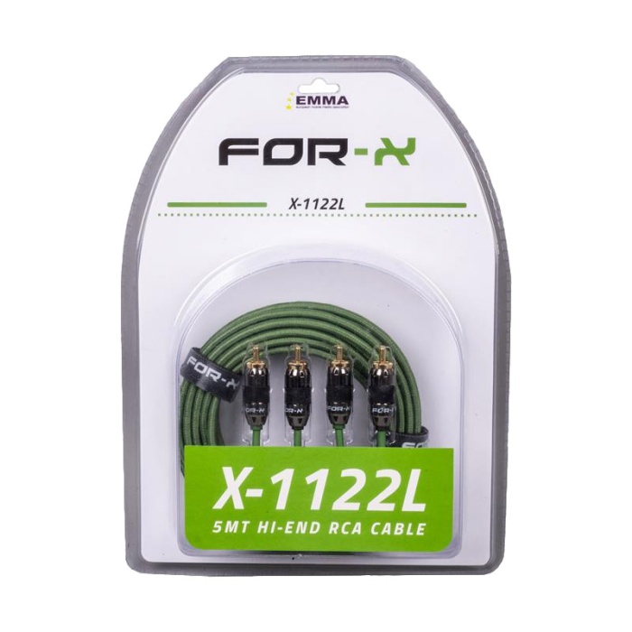 Forx X-1122l 2 Rca + 2 Rca Bakır 5 Metre Kablo (4549)