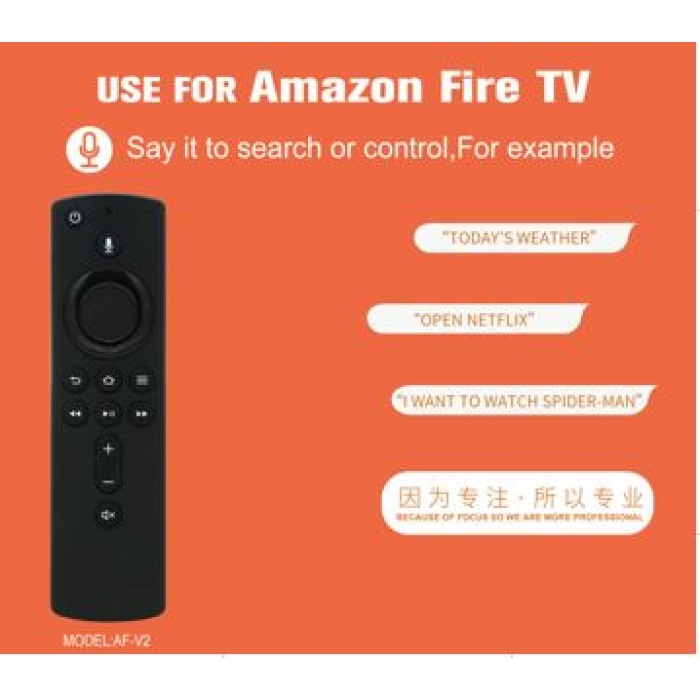 Huayu Kr Amazon Fıre Tv Af-v2 Medıa Oynatıcı Kumandası (4549)