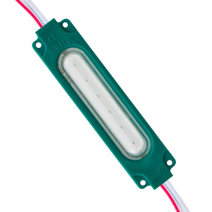 12 Volt 2 Watt Yeşil Modül Led 68x16 Mm (4549)