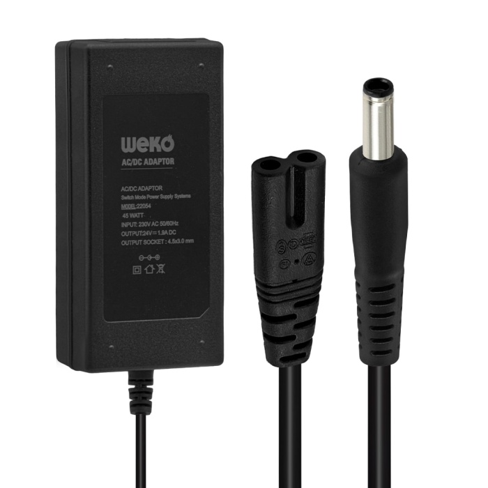 24 Volt 1.9 Amper 4.5x3.0mm Uçlu Notebook Adaptör Yerli Üretim (4549)