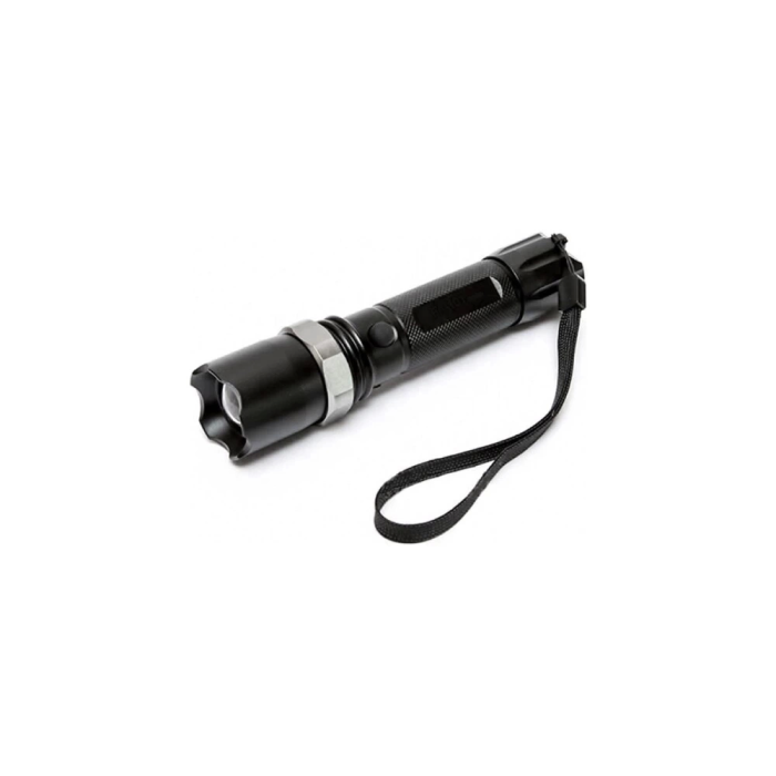 Km-110 Profesyonel Şarjlı El Feneri Ledli+flashlight+zoom Özellikli Tüfek Aparatlı 6 Parça Full Set