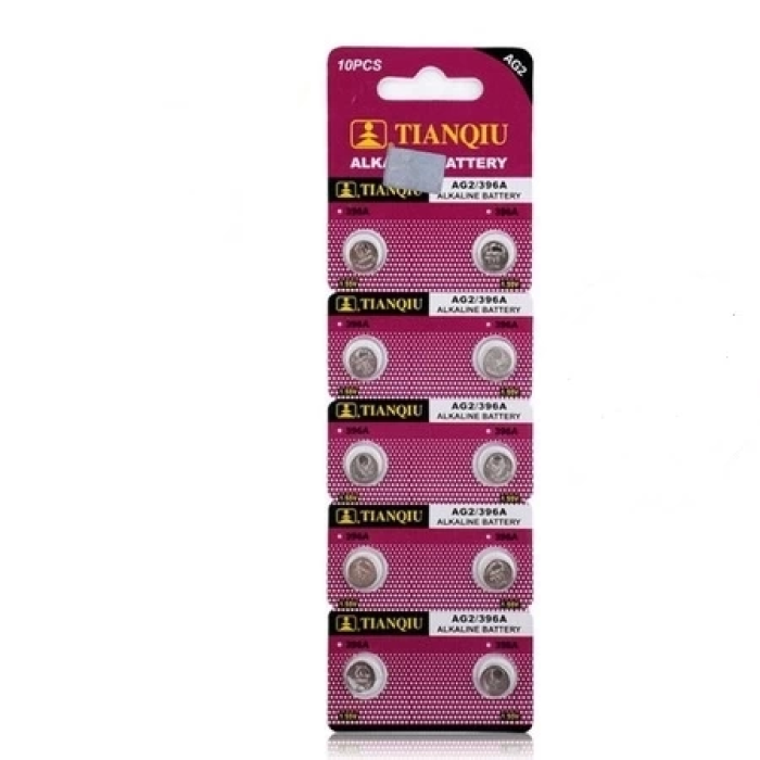 TıanQıu Ag2 Lr726/396 Alkalin 10lu Düğme Pil