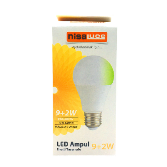 9+2W E27 BEYAZ-YEŞİL LED AMPUL (4172)