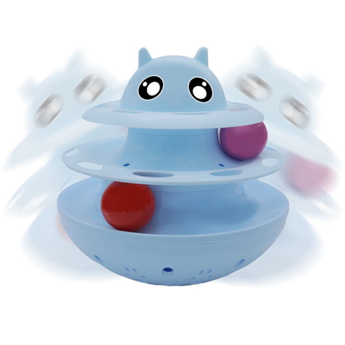 Nunbell Shaking Circular Turntable Cat And Dog Toy