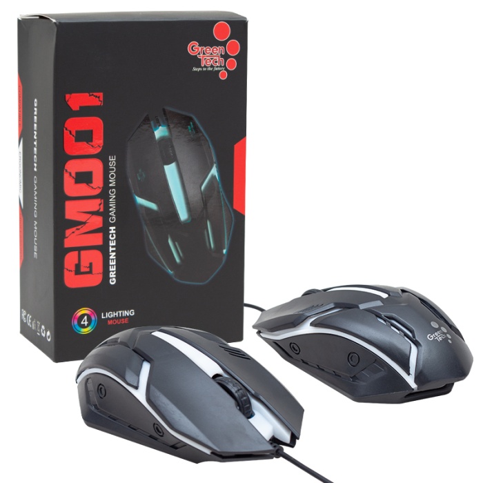 GM-001 4 RENKLİ KABLOLU GAMING MOUSE (4549)