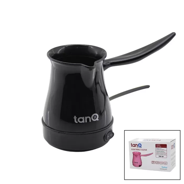 TANQ DURU TCM-2023 ELEKTRİKLİ KAHVE MAKİNESİ PLASTİK CEZVE  700W   330ML (4172)