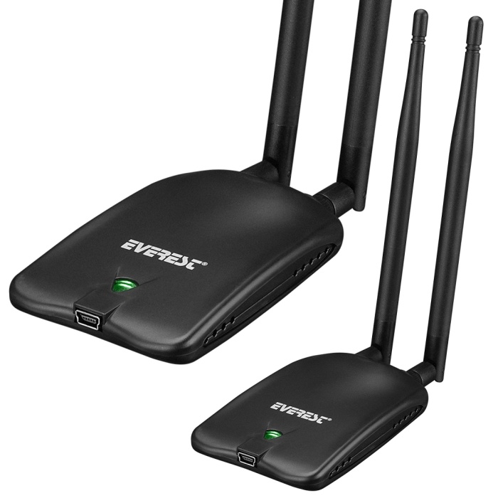 300 MBPS ÇİFT ANTENLİ KABLOSUZ WİFİ ALICI WIRELESS USB ADAPTÖR (KABLOLU) EWN-999 (4172)