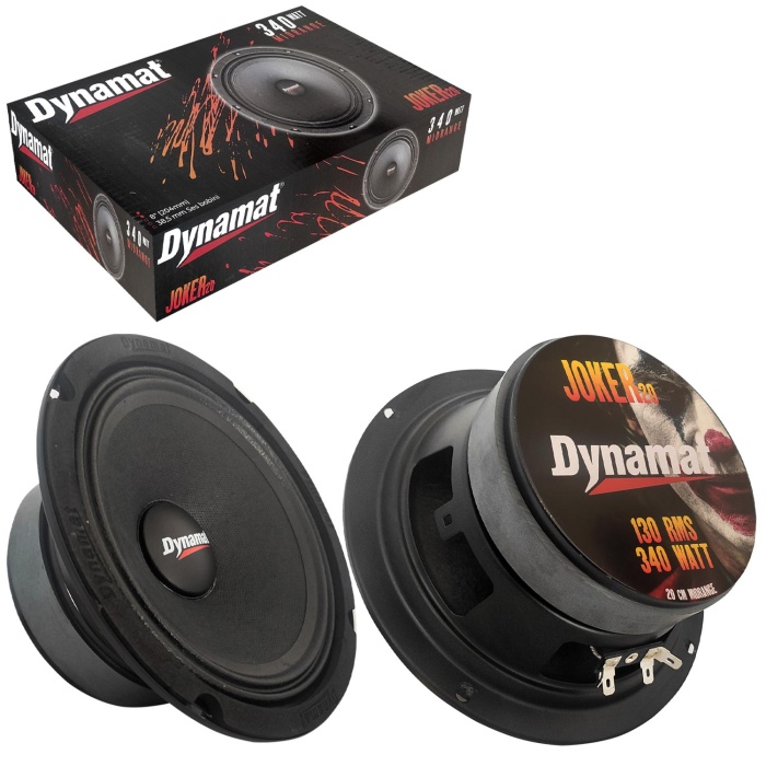 DYNAMAT JOKER-20 Oto Midrange 20cm 340 Watt 2 Adet