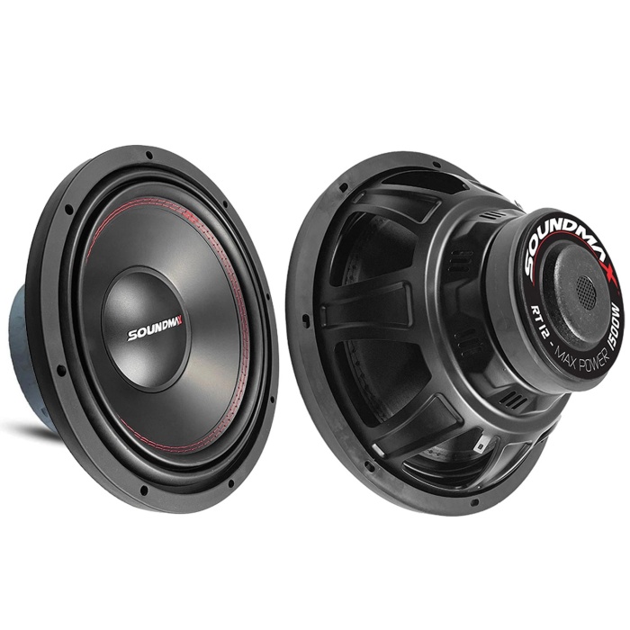 SOUNDMAX SX-RT12 Oto Bass Subwoofer 30cm 1500 Watt (400 Rms) Siyah 1 Adet