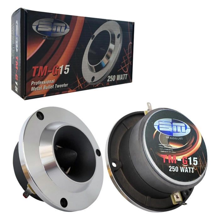 BM AUDIO TMG-15 Dome Tweeter 10cm 250 Watt (100 Rms) 2 Adet