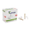 Findit KROŞE 4 NUMARA ÇELİK ÇİVİLİ 8 MM (2*4 ANTİGRON KABLOLAR İÇİN) 100LÜ POŞET KARYA (Findit)