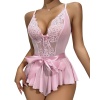 Findit Pembe Fantezı Babydoll Lily Bianca 970