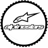 Alpinestars 1.Model Tasarım Sticker 10 x 10 cm