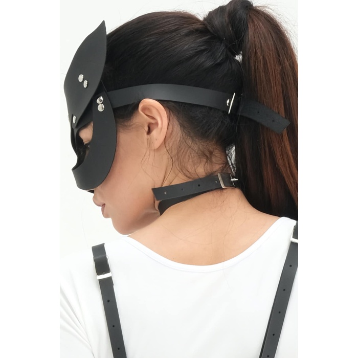 Findit Harness Fantezı Aksesuar Suni Deri Maske H006